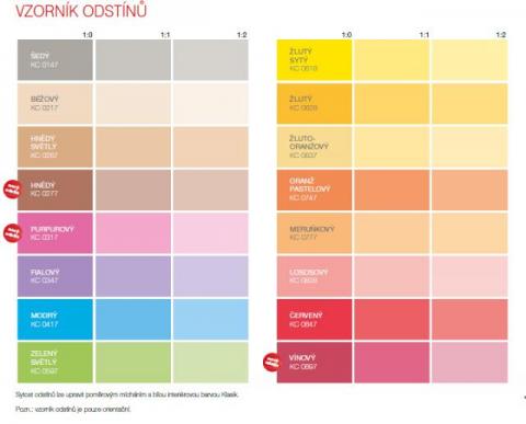 Vzorkovník farieb Het Klasik Color - Vzorkovník farieb Het Klasik Color